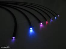 Schönwitz 51045 - 2 Meter 2,5mm LWL Lichtwellenleiter Lichtleiter mit schwarzer PVC Isolierung