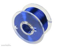 Schönwitz 51056 - 100m Spule Kupferlackdraht Lackdraht blau 0,1mm extra dünn