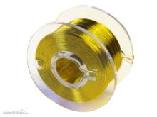 Schönwitz 51057 - 100m Spule Kupferlackdraht Lackdraht gelb 0,1mm extra dünn