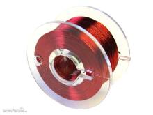 Schönwitz 51060 - 100m Spule Kupferlackdraht Lackdraht rot 0,1mm extra dünn