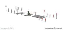 Viessmann 5108 - H0 Bahnschranke EBÜT 80, vollautomatisch