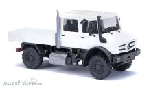 Busch 51081 - Mercedes-Benz Unimog U 5023 / Doppelkabine, Weiß FORMNEUHEIT