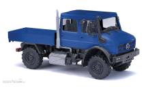 Busch 51082 - Mercedes-Benz Unimog U 5023 / Doppelkabine, Blau FORMNEUHEIT