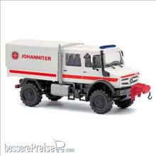 Busch 51084 - Mercedes-Benz Unimog U 5023 Doppelkabine, Johanniter