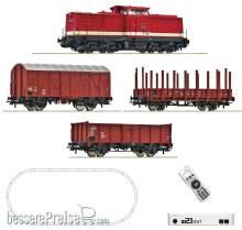 Roco 5110009 - z21 start Digitalset: Diesellokomotive BR 110 mit Güterzug, DR