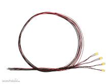 Schönwitz 51126 - 4 Stück DUO Bi-Color LED SMD 0605 kaltweiß / rot mit Kupferlackdraht und gemeinsamer Anode