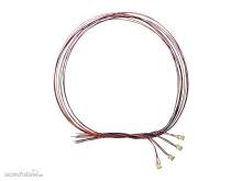 Schönwitz 51129 - 4 Stück DUO Bi-Color LED SMD 0605 gelb / rot mit Kupferlackdraht und gemeinsamer Anode