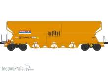 NME 511657 - Getreidewagen Tagnpps 101m³, orange, NACCO; 8. Betr.nr.0764 101-6