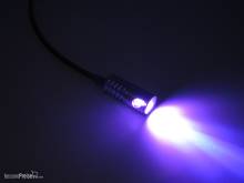 Schönwitz 51204 - LED Adapter für Lichtwellenleiter Lichtleiter LWL Leuchtfarbe lila violett