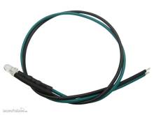 Schönwitz 51207 - 10 Stück LED 3mm klar mit Anschlusskabel und Widerstand grün