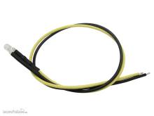 Schönwitz 51210 - 10 Stück LED 3mm klar mit Anschlusskabel und Widerstand warmweiß