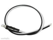 Schönwitz 51211 - 10 Stück LED 3mm klar mit Anschlusskabel und Widerstand kaltweiß