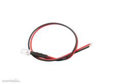 Schönwitz 51235 - 10 Stück LED 5mm klar mit Anschlusskabel und Widerstand rot