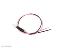 Schönwitz 51240 - 10 Stück LED 5mm klar mit Anschlusskabel und Widerstand pink