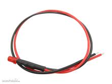 Schönwitz 51247 - 10 Stück LED 3mm eingefärbt mit Anschlusskabel und Widerstand rot diffus