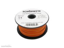 Schönwitz 51285 - 100 Meter Miniaturkabel Litze flexibel LIY 0,25mm² orange