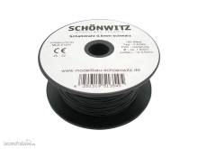 Schönwitz 51354 - 100 Meter Draht Kupferschaltdraht Schaltdraht 0,5mm 1-adrig schwarz