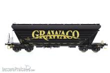NME 513602 - Getreidewagen Uagpps 80m³ GRAWACO, schwarz, 3. Betr.nr.3356 9335 036-5