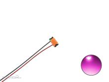 Schönwitz 51386 - 10 Stück LED SMD 0603 mit Kupferlackdraht pink / rosa diffus