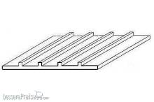 Evergreen 514062 - Strukturplatte, 300x600x1,0 mm, Raster 1,50 mm, 1 Stück