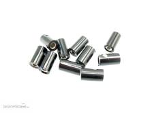 Schönwitz 51408 - 10 Stück Querlochstecker Buchse Kupplung Muffe 2,6mm schwarz