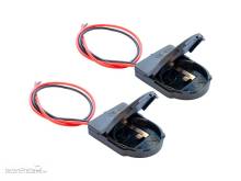 Schönwitz 51437 - 2 Stück Knopfzellenhalter Batteriehalter mit Schalter für CR2032