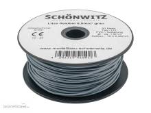 Schönwitz 51501 - 50 Meter Miniaturkabel Litze LIY 0,50mm² grau