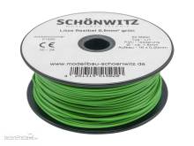Schönwitz 51502 - 50 Meter Miniaturkabel Litze LIY 0,50mm² grün