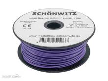 Schönwitz 51503 - 50 Meter Miniaturkabel Litze LIY 0,50mm² lila / violett