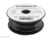 Schönwitz 51506 - 50 Meter Miniaturkabel Litze LIY 0,50mm² schwarz