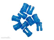 Schönwitz 51512 - 10 Stück LED Kappen 3mm blau transparent
