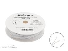 Schönwitz 51521 - 10m LIYZ Doppellitze Zwillingslitze 2x 0,14mm² weiß