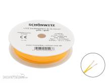 Schönwitz 51526 - 10m LIYZ Doppellitze Zwillingslitze 2x 0,14mm² gelb