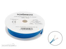 Schönwitz 51528 - 10m LIYZ Doppellitze Zwillingslitze 2x 0,14mm² blau