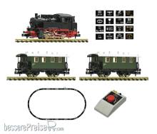 Fleischmann 5160003 - Analog Start Set: Dampflokomotive BR 80 mit Personenzug