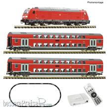 Fleischmann 5170006 - Z21 START newGen Digitalset: Diesellokomotive BR 245 mit Personenzug, DB AG