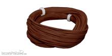 ESU 51948 - Hochflexibles Kabel, Durchmesser 0,5mm, AWG36, 10m Wickel, Farbe braun