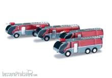 Herpa 520867 - Flughafenzubehör Feuerwehrfahrzeuge Inhalt: 4 Stück