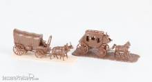 Glencoe Models 523601 - 1/87 Planwagen, Postkutsche