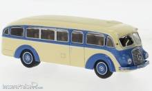 Brekina 52431 - Mercedes LO 3500, beige, blau
