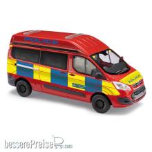 Busch 52519 - Ford Transit Custom Hochdach, Police, Polizei England