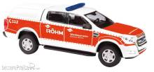 Busch 52840 - Ford Ranger mit Hardtop, Werkfeuerwehr Röhm Nr. 6