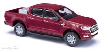 Busch 52843 - Ford Ranger / Hardtop, Weinrot mit Alukiste