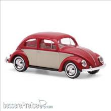 Busch 52968 - VW Käfer Ovalfenster zweifarbig, weinrot/beige