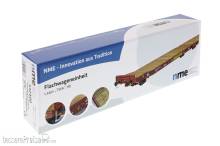 NME 532400 - Flachwageneinheit Laaps TWA, braun - Wagennummer: 4308 156-4