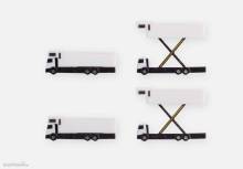 Herpa 532662 - A380 Catering Truck 4-in-1 Set