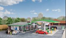 Walthers 533542 - Moderne Tankstelle