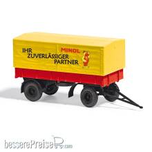 Busch 53358 - IFA HL 80 Anhänger mit Plane, Minol