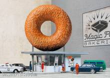 Walthers 533835 - Donut-Stand Hole-in-one