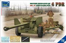 Riich Models RV35018 - Ordanance QF 6-Pdr.MK.IV Late War Infant Anti-tank Gun(w/Metal gun Barrel in 1:35